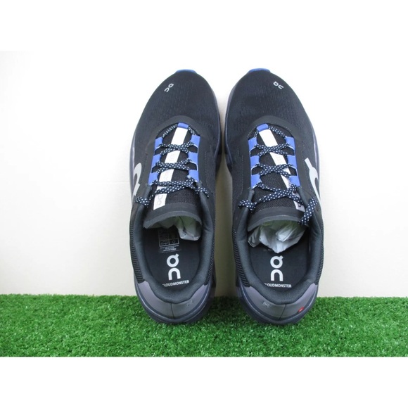 NEW On Cloudmonster Mens 11 Shoes Magnet Shark Black Road Running Trainer - Picture 4 of 6